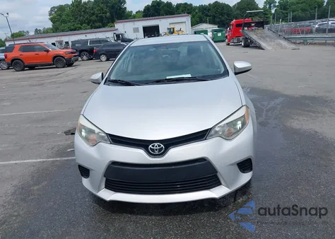 2015 Toyota Corolla L from USA, damaged, VIN 2T1BURHEXFC296922